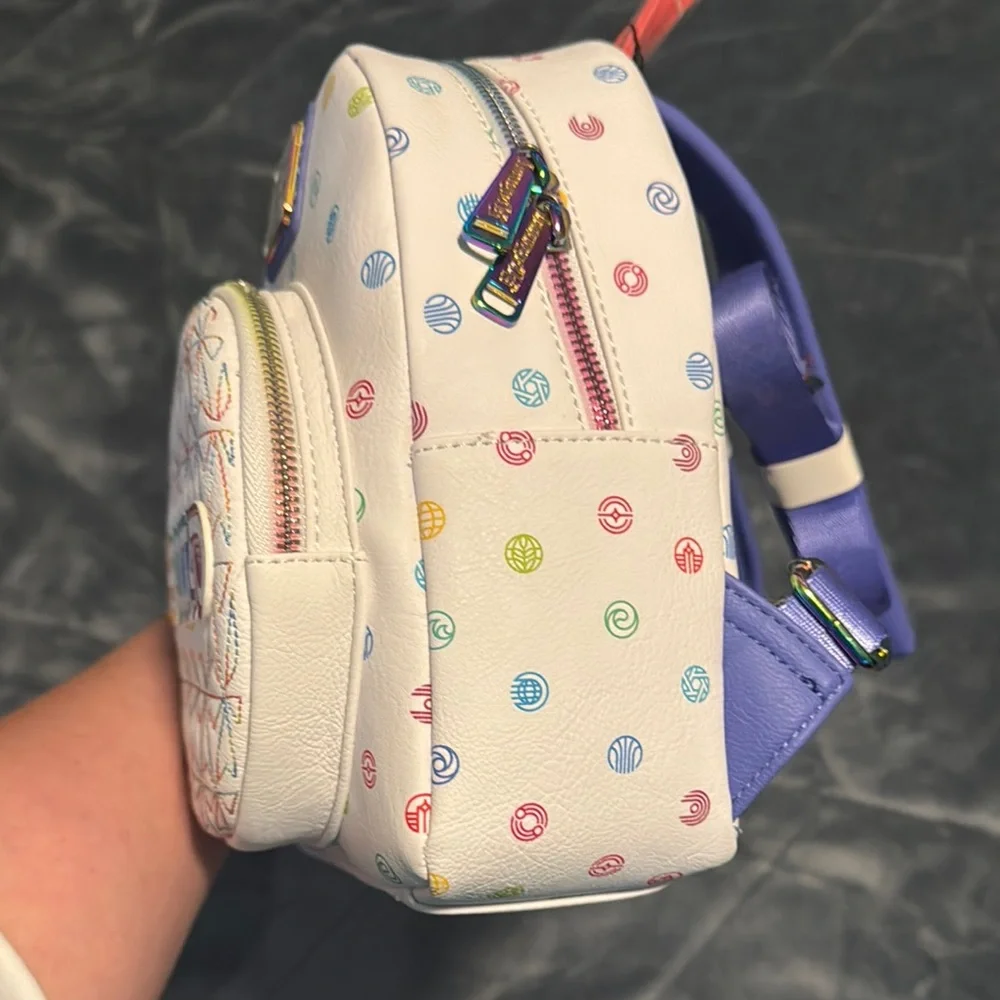 Loungefly Multicolor Mini Backpack - Picture 5 of 6